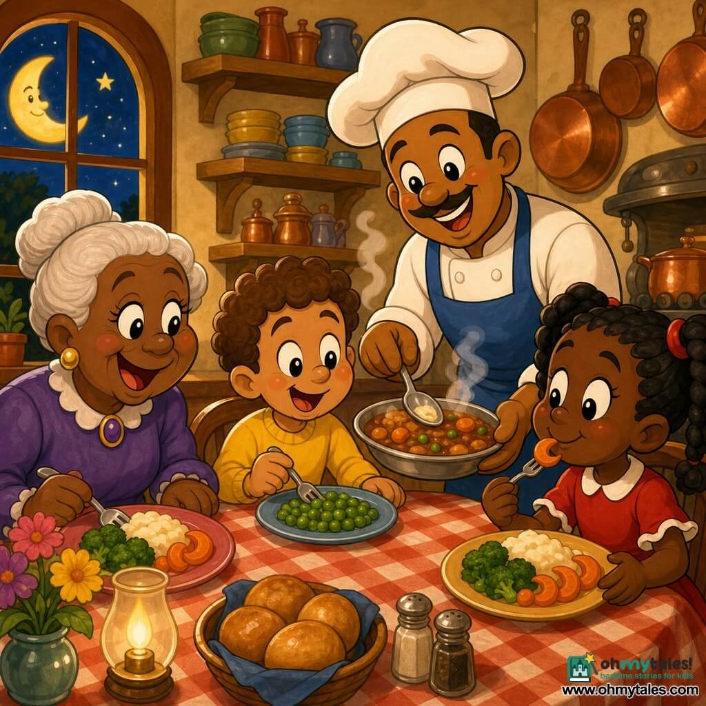 The Moonlight Café’s Missing Spoon | Chef's story, 3-4 years old