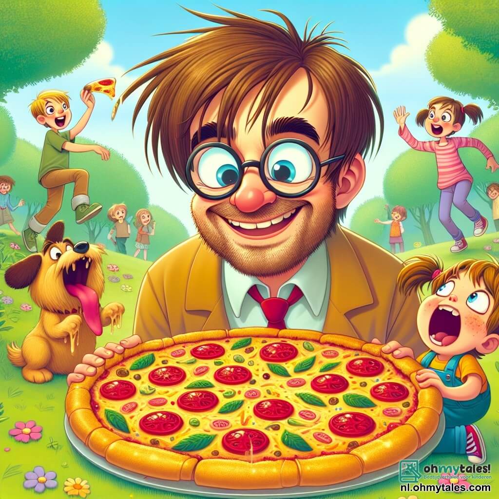 🎧 Pizzavrienden | Komische superheldenverhalen | 9/10 jaar |  Luisterverhaal en om te lezen | Grappig verhaal, image size:1024x1024