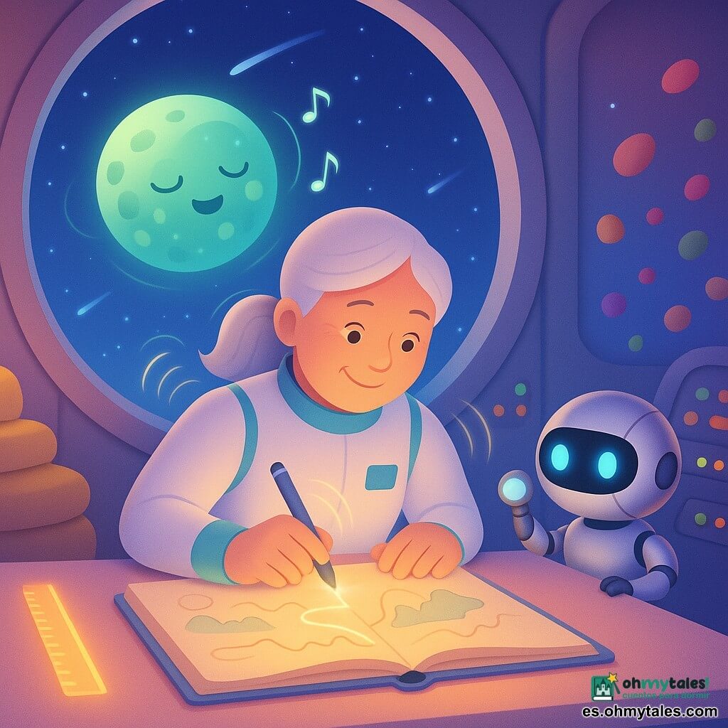 Señora Luna y el mapa de los sonidos | Cuento de viaje espacial | 3/4 ...