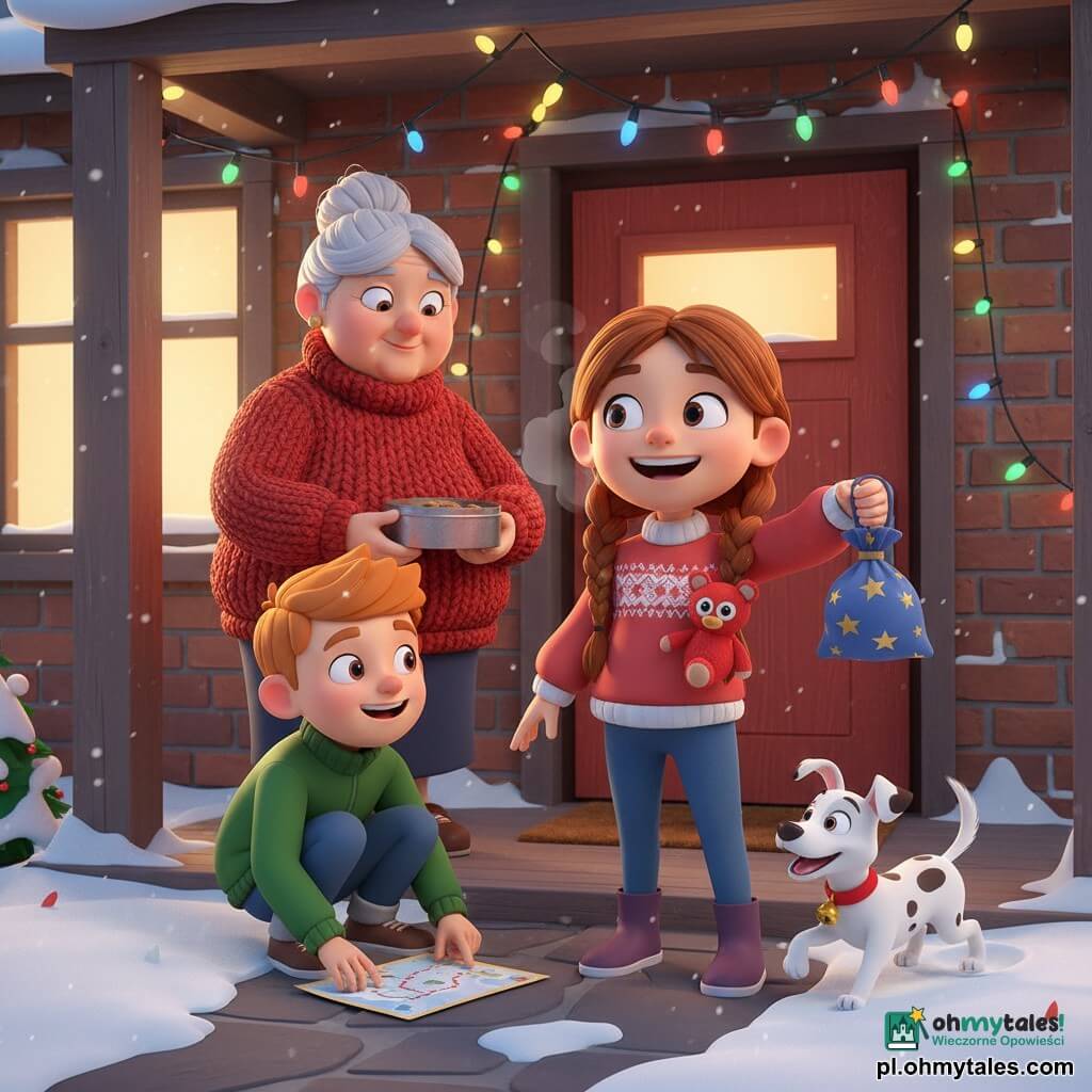 Osiemnastoletnia? Wait—user said 8-year-old. Use correct. Provide one line.