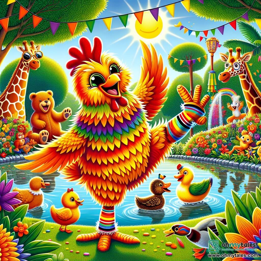 💬 Polly the Chicken’s Spectacular Socks Contest | Funny story with an ...