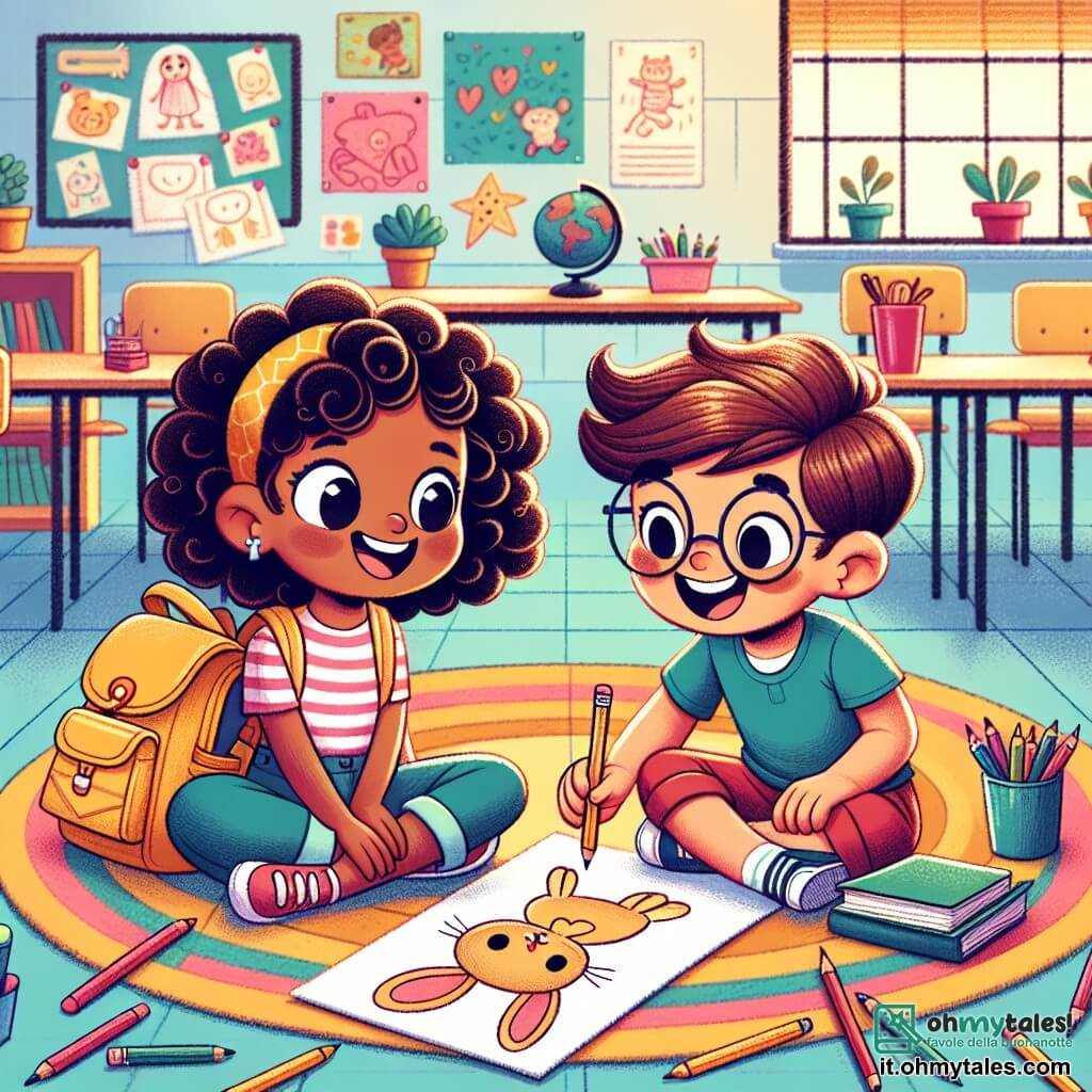 Sofia e il Mondo Magico della Scuola | Storia sul ritorno a scuola | 5/6  anni | Storia educativa, image size:1024x1024