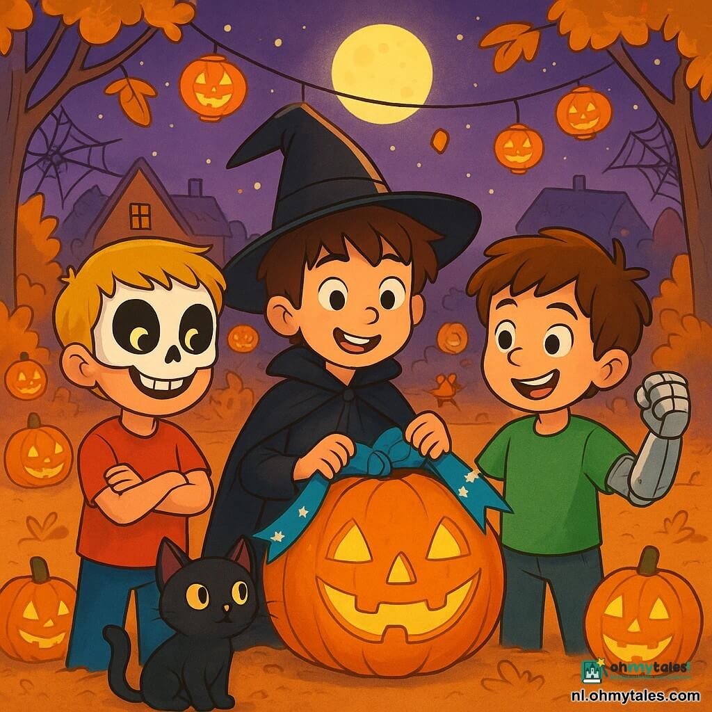 Het blauwe lint en het nachtkatje | Halloweenverhaal | 5/6 jaar ...