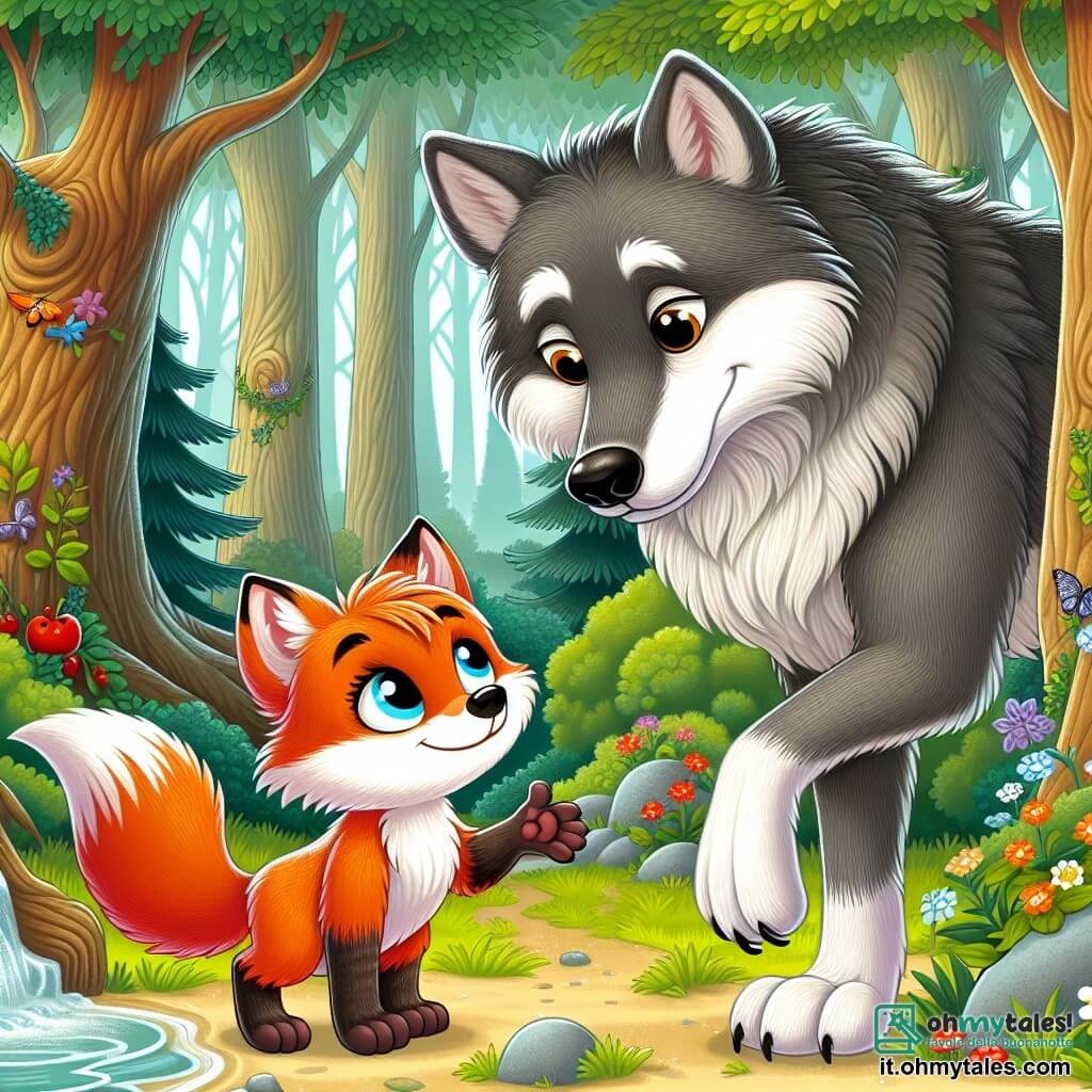 Rocco e il Lupo Gentile | Grande cattivo lupo | 3/4 anni | Racconto, image size:1024x1024