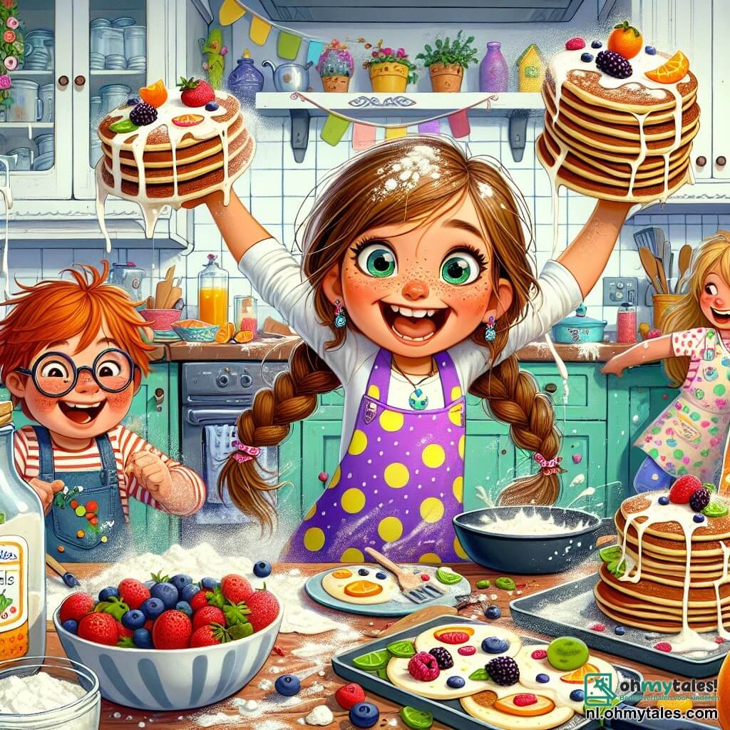 💬 De Grappige Avonturen van Tess en haar Vrienden | Grappig verhaal over  de vrienden | 7/8 jaar | Interactief verhaal | Grappig verhaal, image size:1024x1024