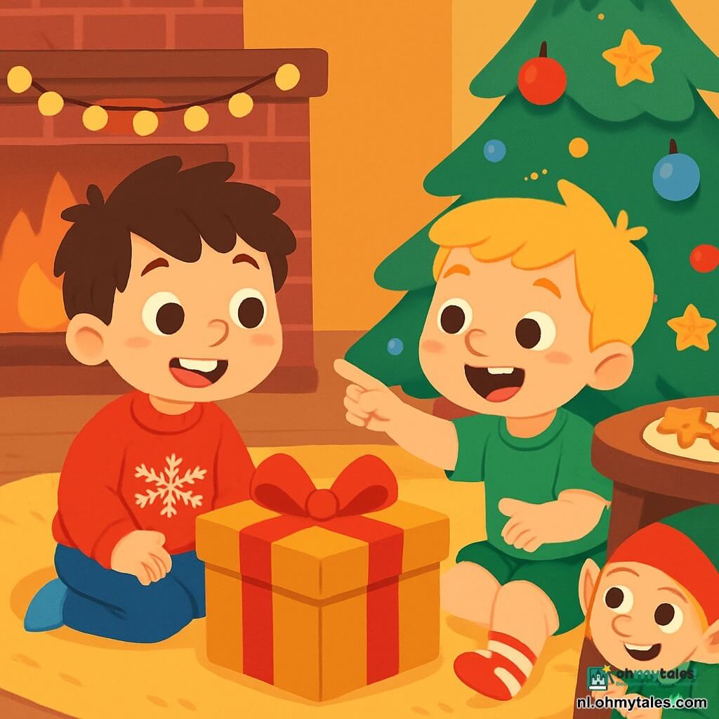 2 stuks ondeugende elfenset, jongen en meisje elffiguren, kerstman's