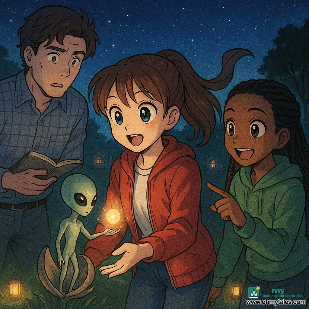 The night walk lanterns and the door made of light | Alien story | 11 ...