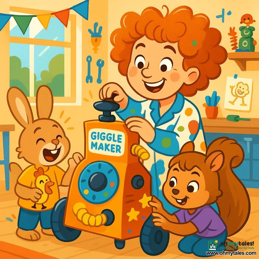 The Giggle Maker's Magic | Wacky invention story | 5-6 years old ...