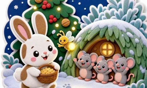 Animal Christmas Stories for children aged 3-4 years old