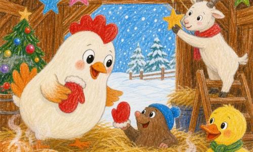 Animal Christmas Stories for children aged 1-2 years