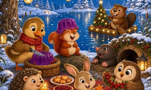 Willow the Marmot’s Tiny Snow Moon Christmas