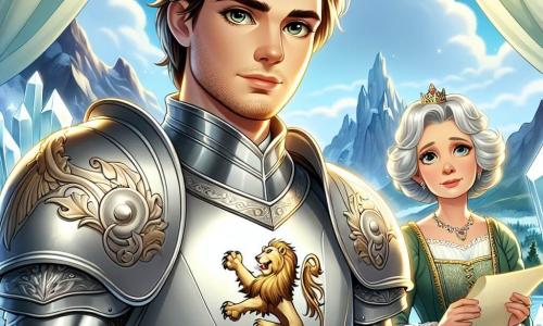 En primer plano, Sir Alaric, un valiente caballero de unos treinta años, se presenta con una postura orgullosa y decidida. Lleva una armadura brillante adornada con un emblema de león, su rostro refleja concentración y valentía, con cabello castaño ligeramente ondulado y ojos penetrantes. Empuña una espada reluciente, listo para defender su reino. A su lado, Lady Elenora, una sabia consejera de unos 50 años, observa con expresión de preocupación. Tiene cabello plateado, un rostro suave y ojos llenos de sabiduría. Viste un elegante vestido verde y sostiene un pergamino en sus manos, como si estuviera aconsejando a Alaric. El escenario se sitúa en la cima de la Montaña de Cristal, donde rocas brillantes y cristales iluminan el paisaje. Al fondo, el cielo es de un profundo azul, salpicado de nubes blancas, mientras una ligera bruma envuelve la montaña, añadiendo un toque de misterio. La situación principal muestra a Alaric preparándose para enfrentar al Dragón de Niebla, un enorme dragón de escamas plateadas y ojos llameantes, que se erige majestuosamente frente a él, listo para defender la Esfera de Luz. Las tensiones son palpables, y el aire está cargado de una energía heroica, mientras el destino del reino descansa sobre los hombros de Alaric.