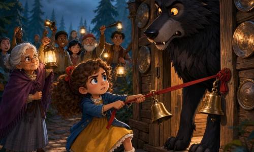 The Sun-Rooster Cape and the Mist Wolf | Tale, 7-8 years old